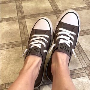 Dark Gray Shoreline Converse Chuck Taylor W sz 8